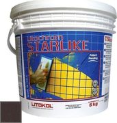 Затирка для швов для внутреннего и внешнего применения Litokol LITOCHROM STARLIKE белый 5 кг