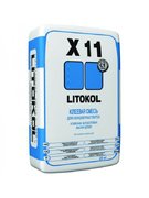 Клей для плитки цементный Litokol X11 серый 25 кг