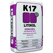 Клей для плитки цементный Litokol K17 серый 25 кг