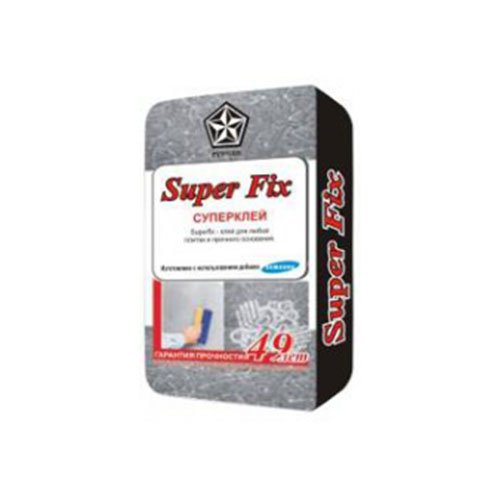 Клей для плитки цементный Русеан Superfix серый 25 кг