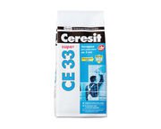 Затирка для швов для внутреннего применения Ceresit CE33 белый 5 кг