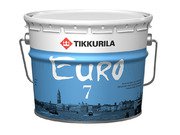 ТИККУРИЛА Евро 7 / TIKKURILA Euro 7 краска матовая латексная (9 л)